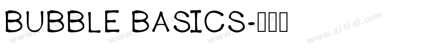 BUBBLE BASICS字体转换